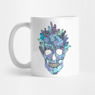 Skull with crystal hair Mug